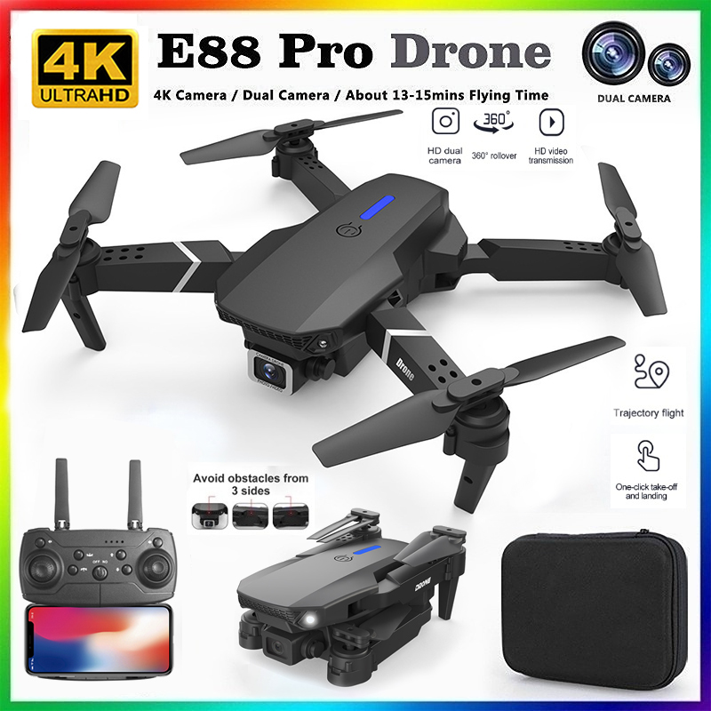 Kids Toys Drone - 2026 NOWY E88 Profesjonalny Dron RC