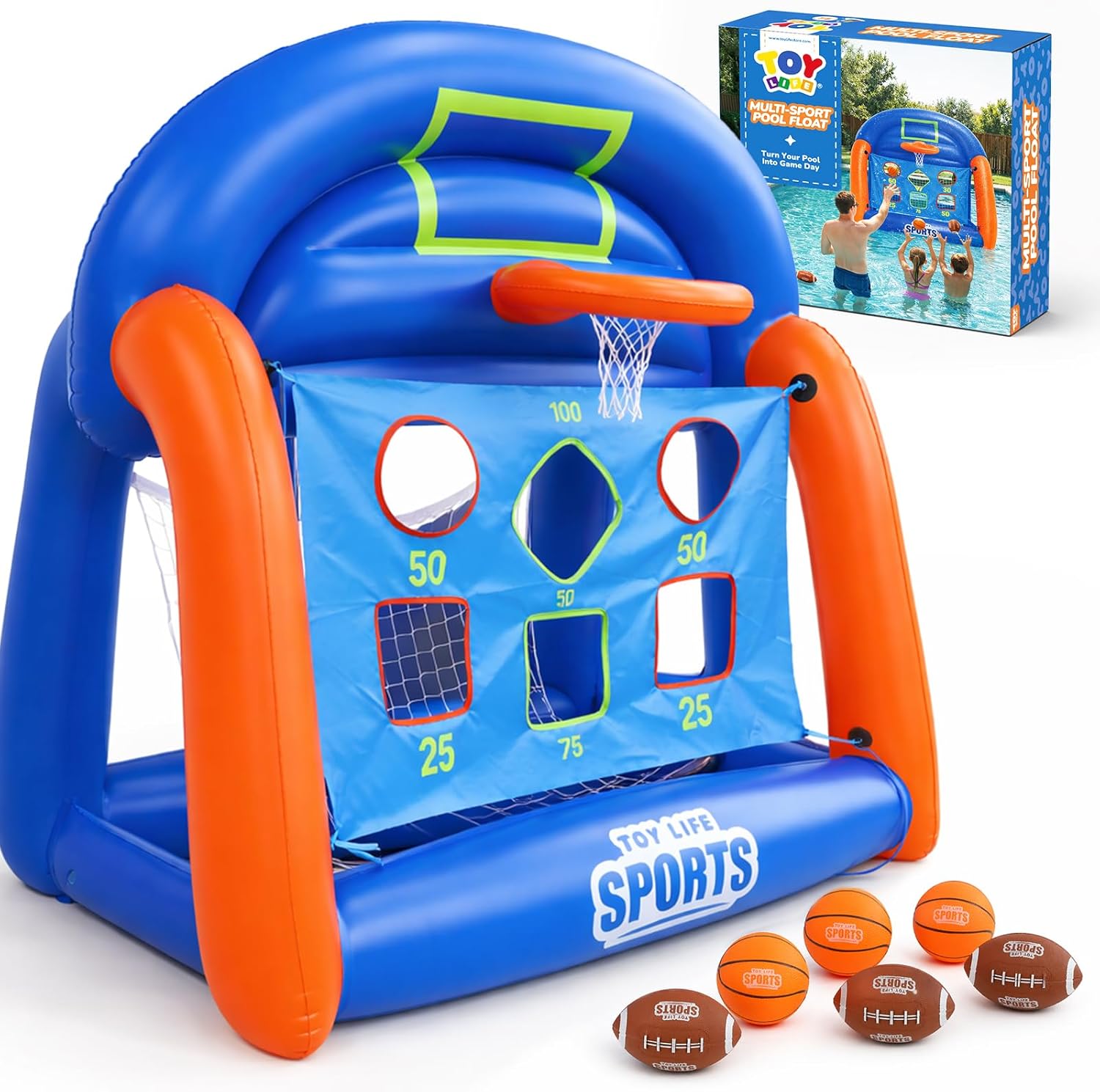Kids Toys Set - Nadmuchiwane gry wodne do basenu dla