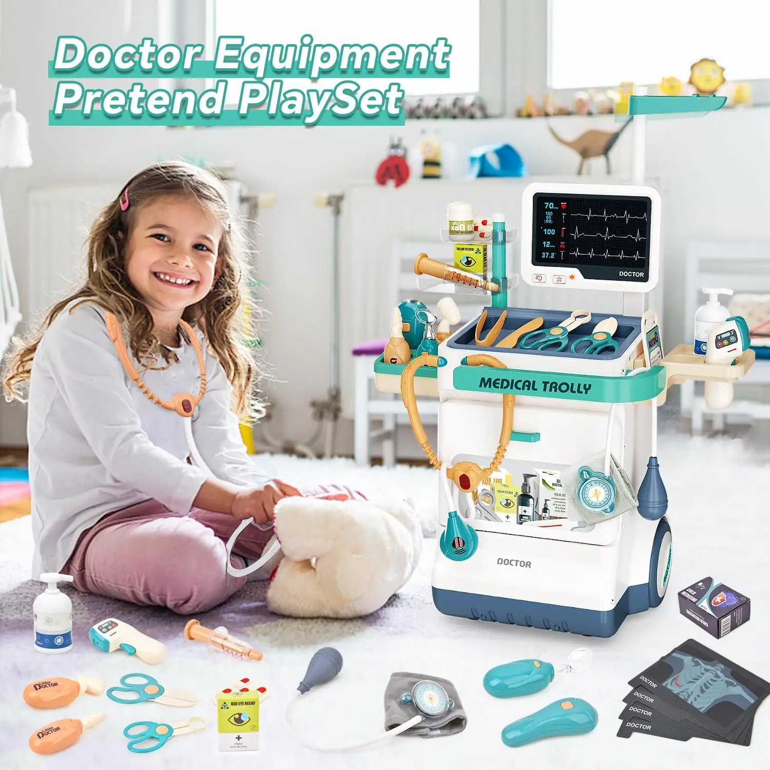 Kids Xray Toys - Zestaw Medyczny dla Dzieci Zabawka Udawanie