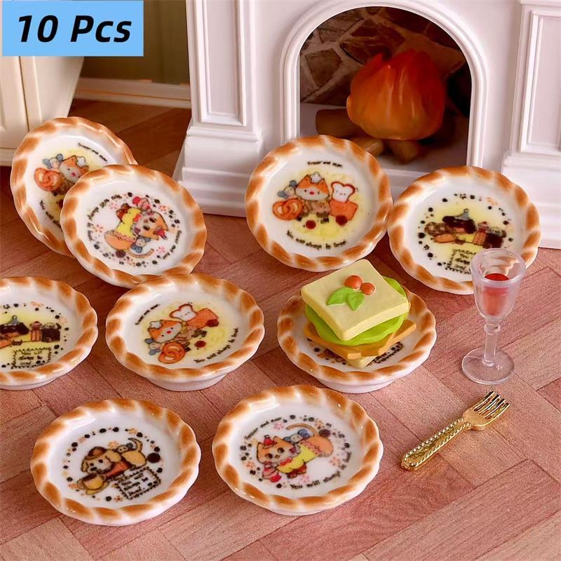 Kids Toys Set - 10 sztuk/zestaw Miniaturowe formy do pieczenia