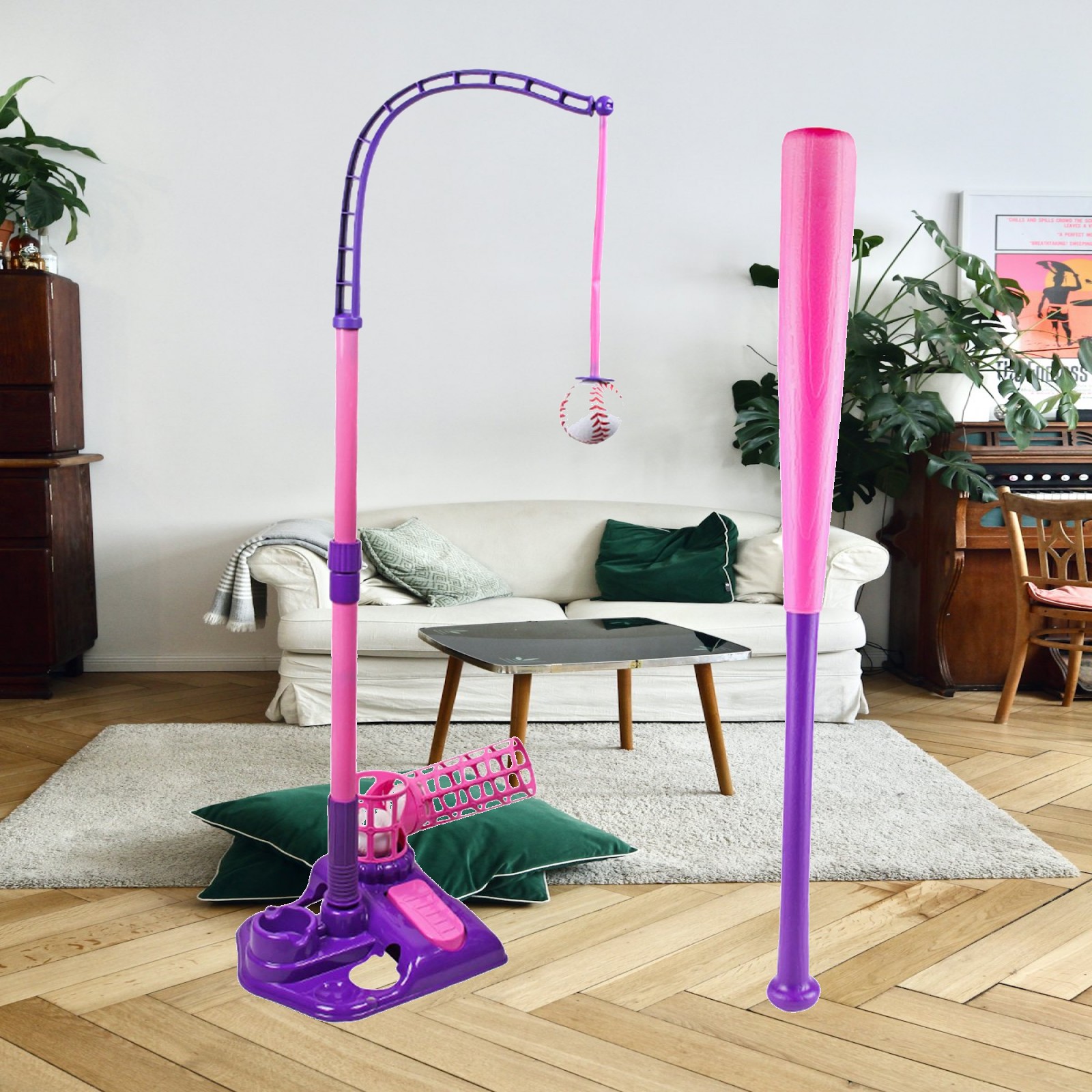Kids Toys Entertainer - Maszyna do rzucania piłkami baseballowymi dla