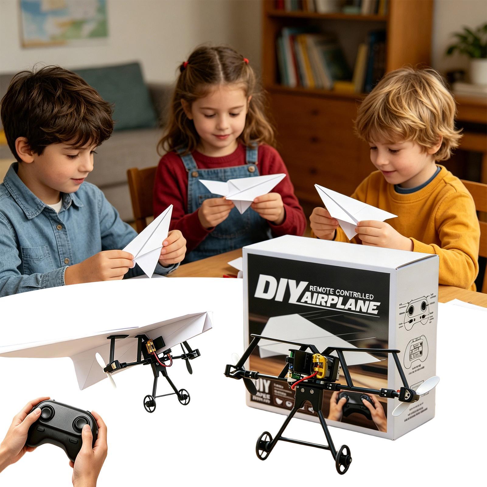 Kids Toys Kit - Zestaw do samodzielnego montażu papierowego samolotu