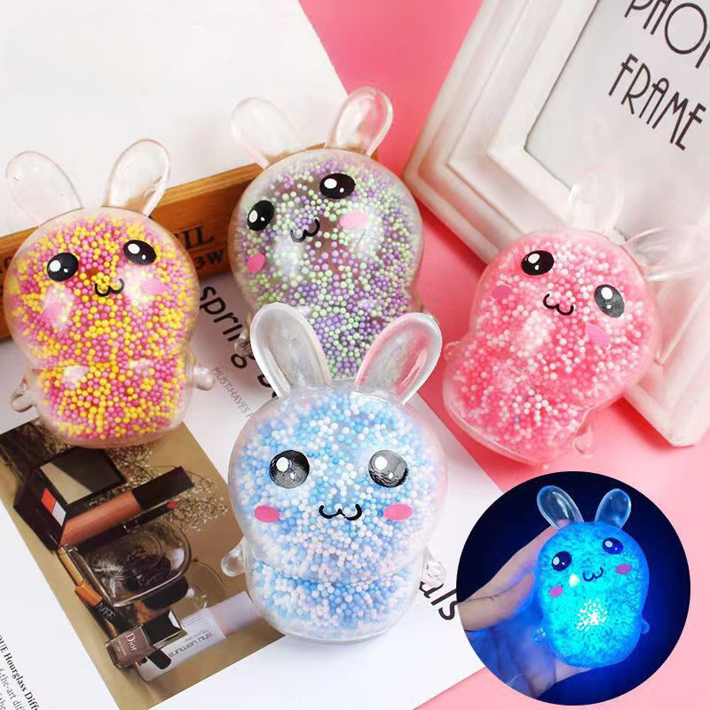 Kids Toys Easter - 1/6 szt. Squishy Bunny piłki stresowe