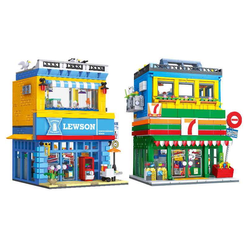 Kids Toys Stores - 1263+ elementów Ulica z sklepem spożywczym