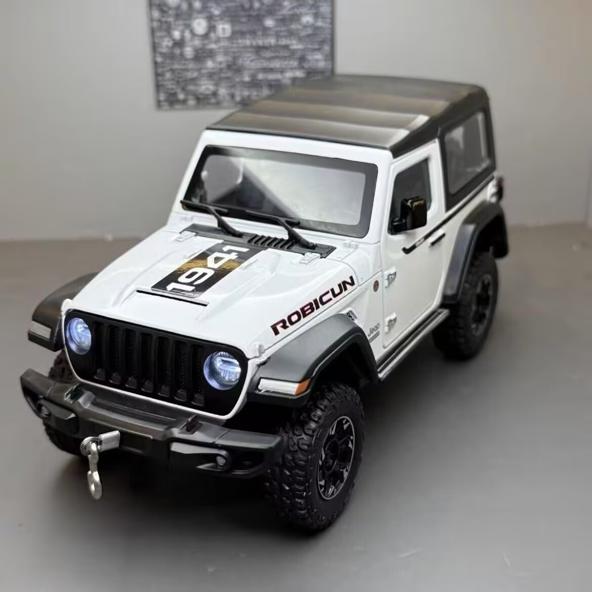 Kids Toys Jeep - 1:24 Jeep Wrangler Rubicon Model Samochodu