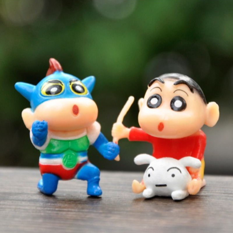 Kids Toys Set - Nowe Mini Figurki Anime Crayon Shin-chan