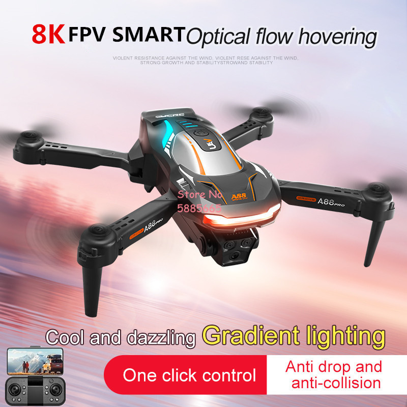 Dron RC 8K z pozycjonowaniem p – Kids Toys Drone recenzja i cena