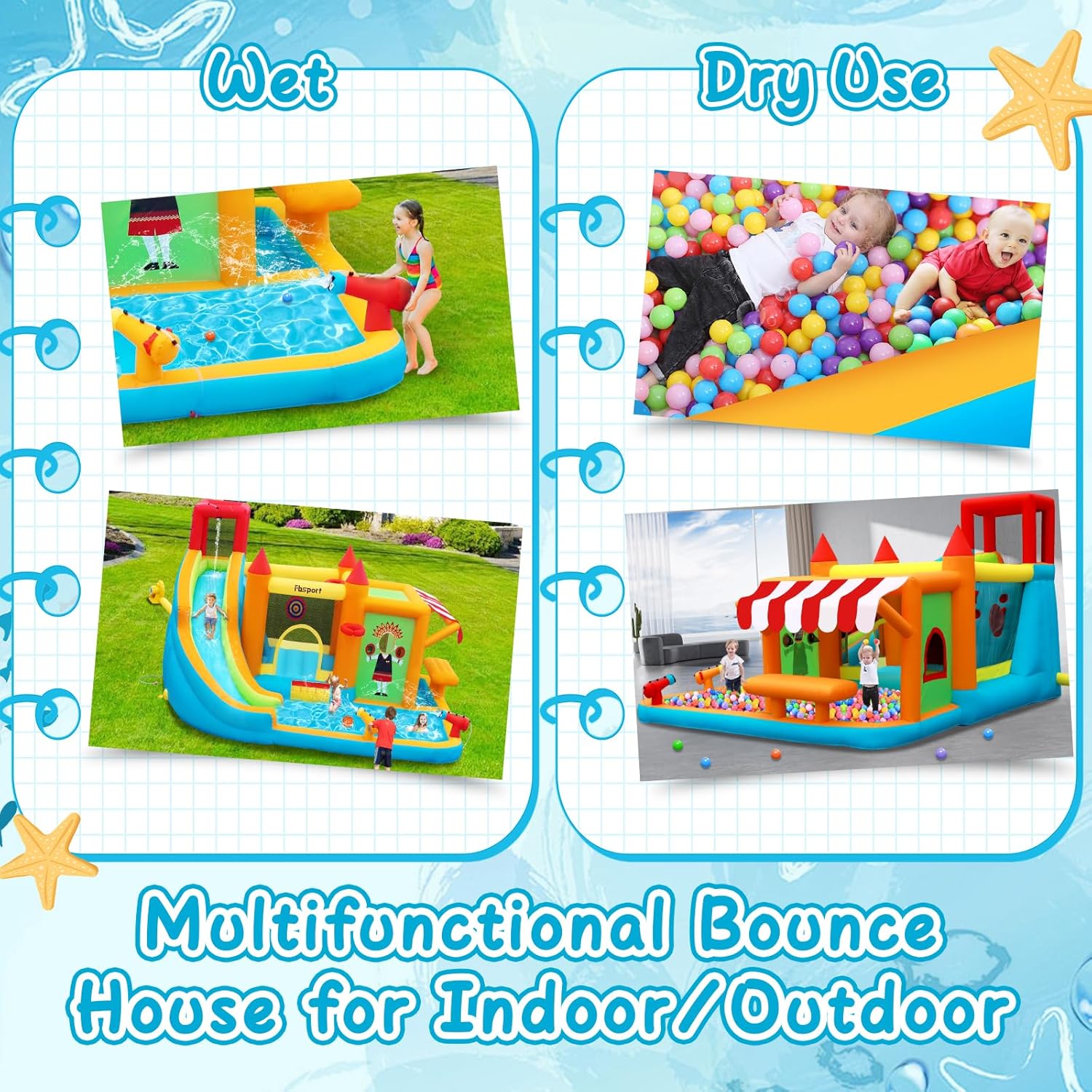 Nadmuchiwana zjeżdżalnia wodna – Kids Toys House recenzja i cena