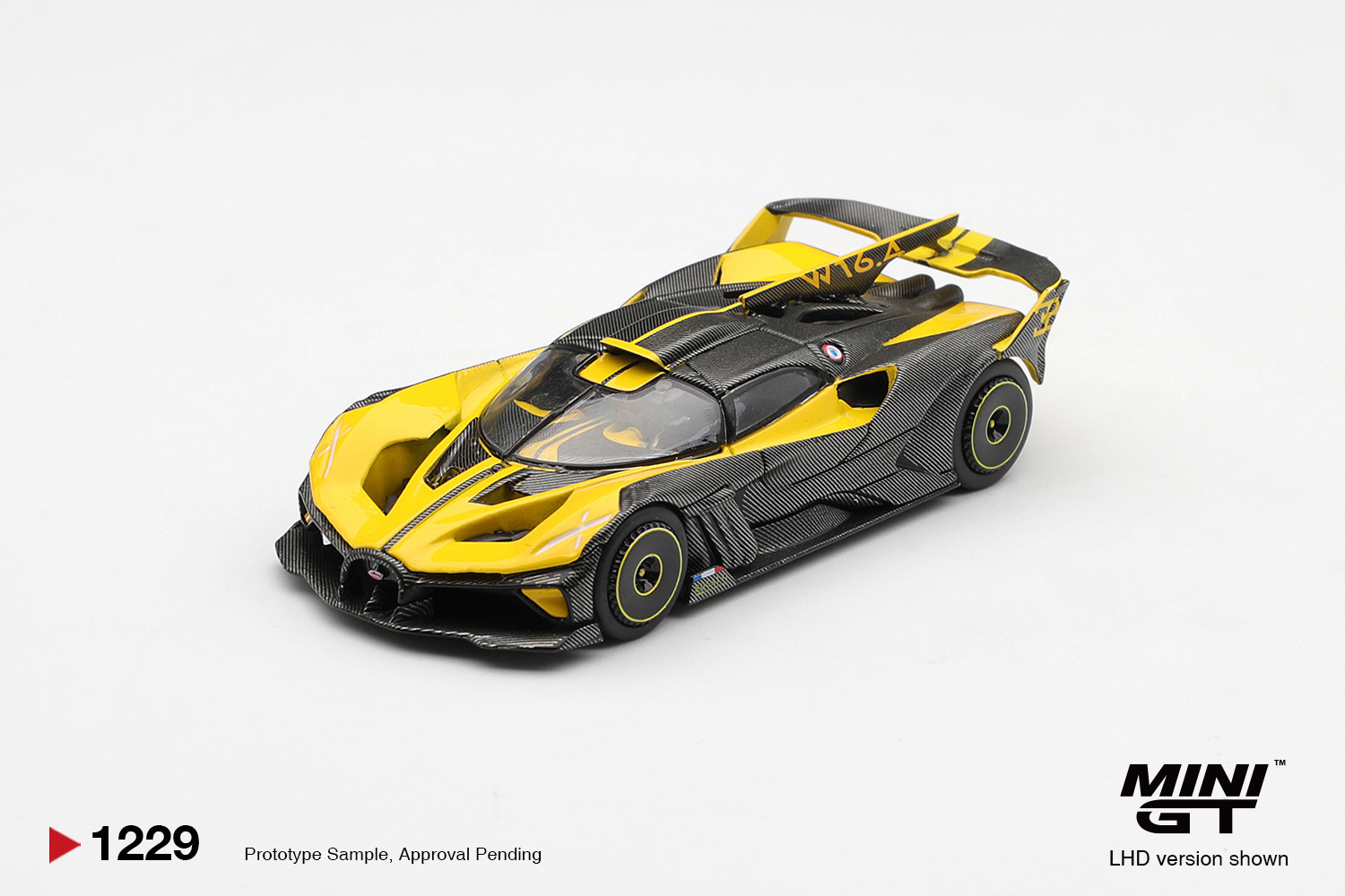 MINIGT 1/64 Bugatti Bolide Żół – Kids Toys Boys recenzja i cena