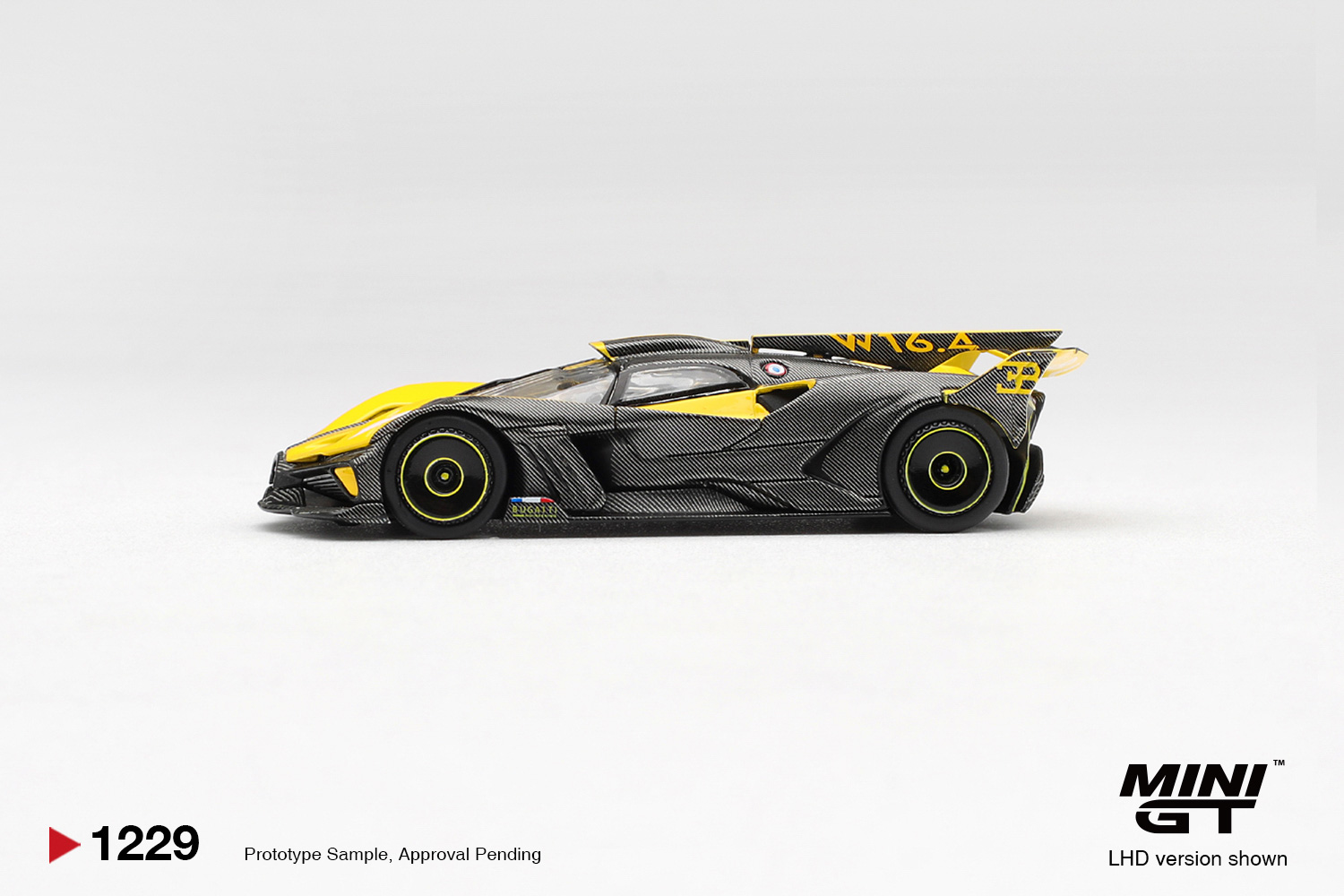 MINIGT 1/64 Bugatti Bolide Żół – Kids Toys Boys recenzja i cena