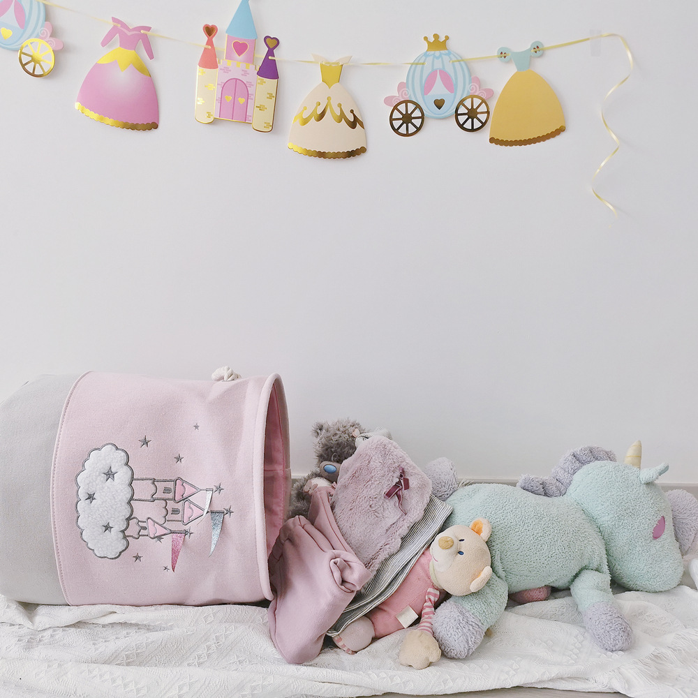Duży różowy kosz na pranie Kos – Kids Toys Clearance recenzja i cena