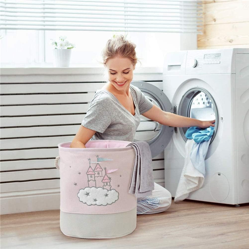 Duży różowy kosz na pranie Kos – Kids Toys Clearance recenzja i cena