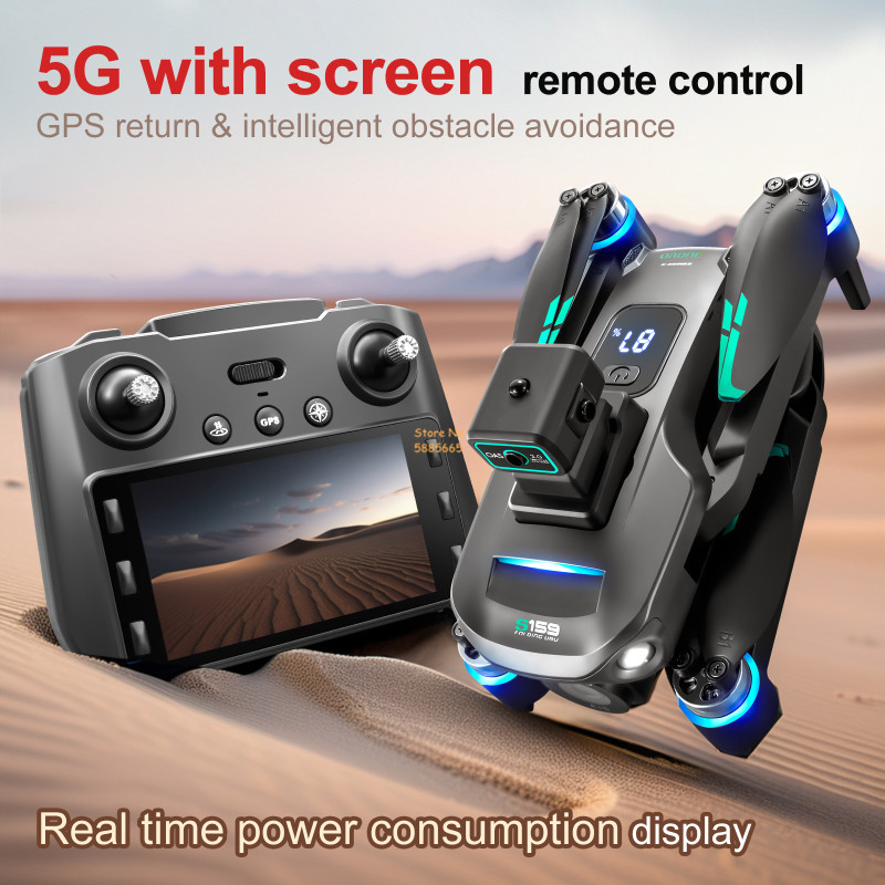Podwójna kamera 8K 5G WIFI FPV – Kids Toys Drone recenzja i cena