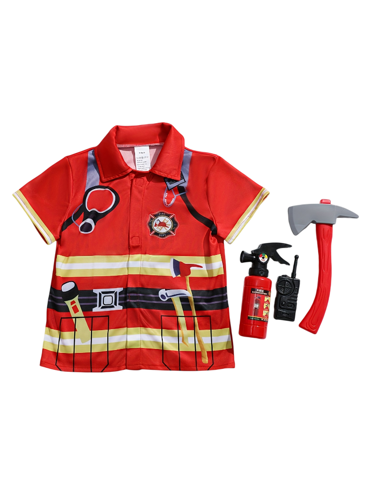 Koszulka w stylu strażaka dla  – Kids Toys Kit recenzja i cena