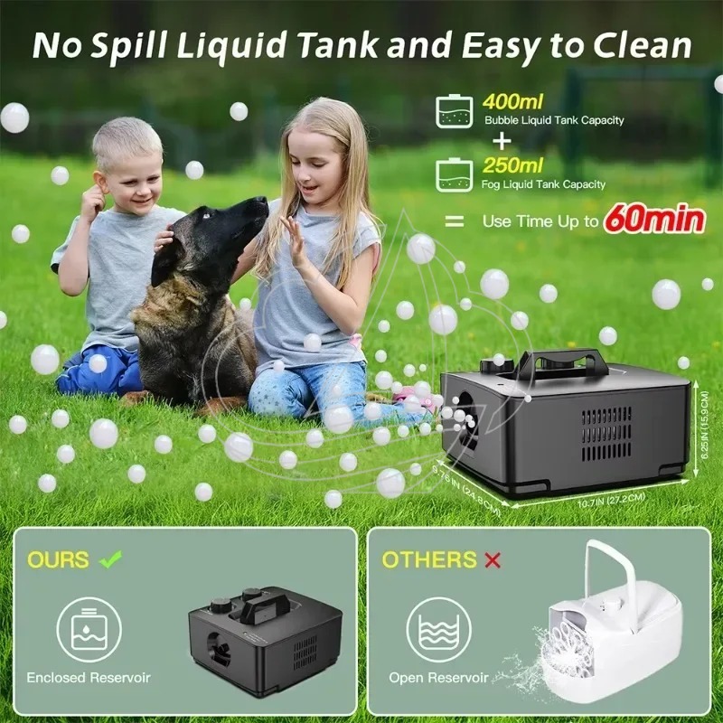 Maszyna do dymu i baniek mydla – Bubble Machine Outdoor recenzja i cena