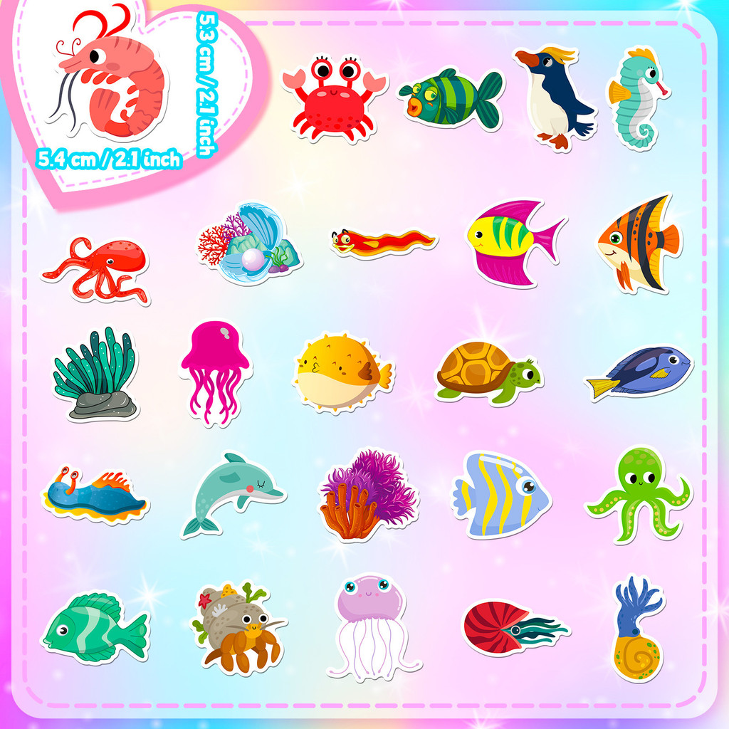 50 szt. Naklejek z motywem życ – Kids Toys Stores recenzja i cena