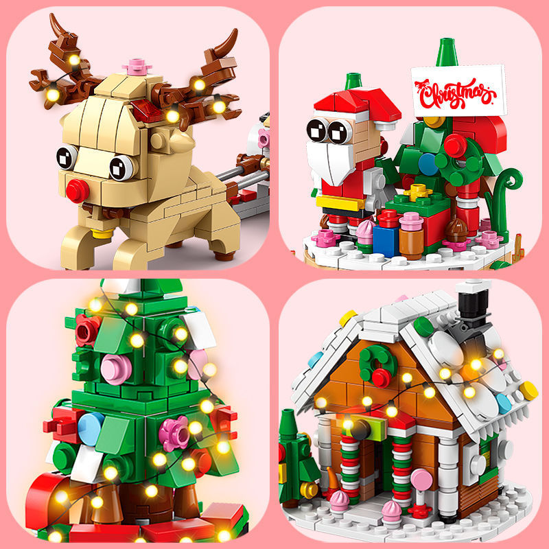 Zestaw klocków DIY 6w1 Świątec – Kids Xmas Toys Ideas recenzja i cena