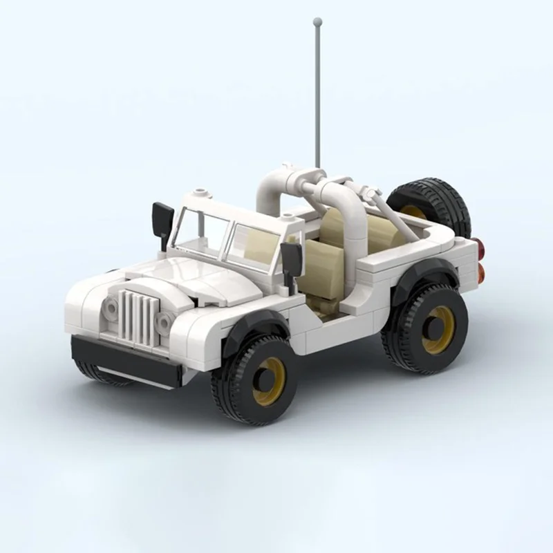 202 elementy MOC Jeep CJ 7 Dai – Kids Toys Jeep recenzja i cena