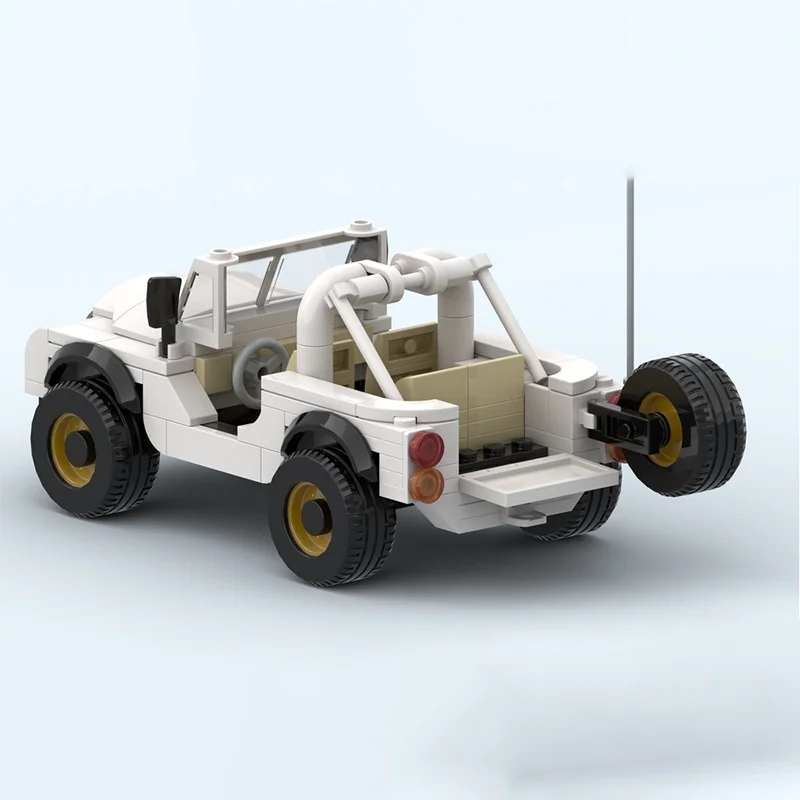 202 elementy MOC Jeep CJ 7 Dai – Kids Toys Jeep recenzja i cena