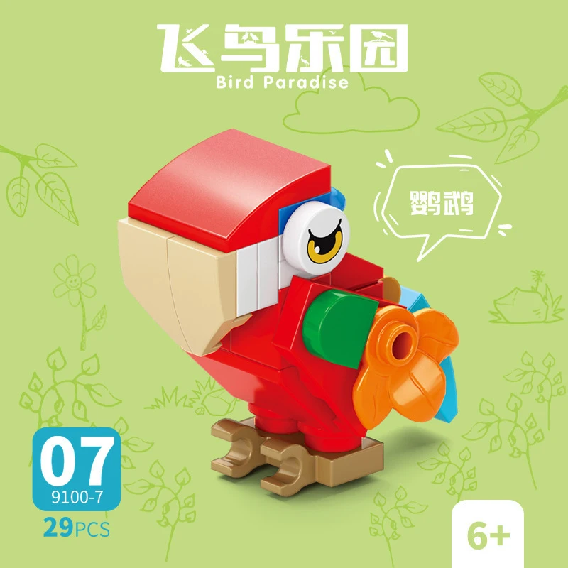 Klocki Zwierzęta Ptak Raj Kruk – Kids Toys Kit recenzja i cena