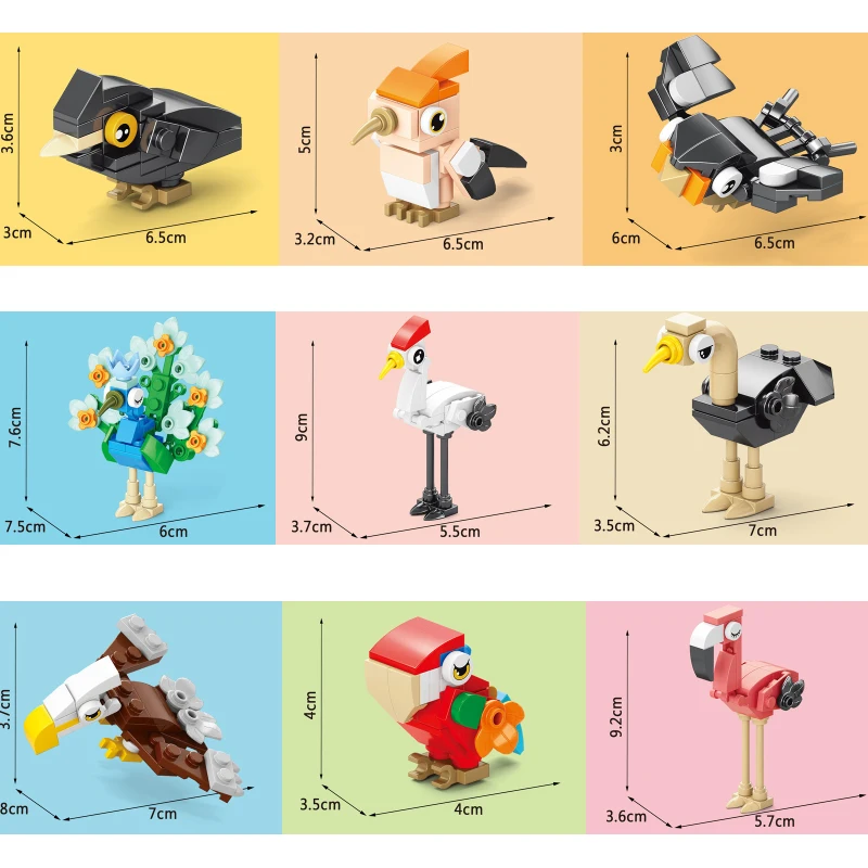 Klocki Zwierzęta Ptak Raj Kruk – Kids Toys Kit recenzja i cena