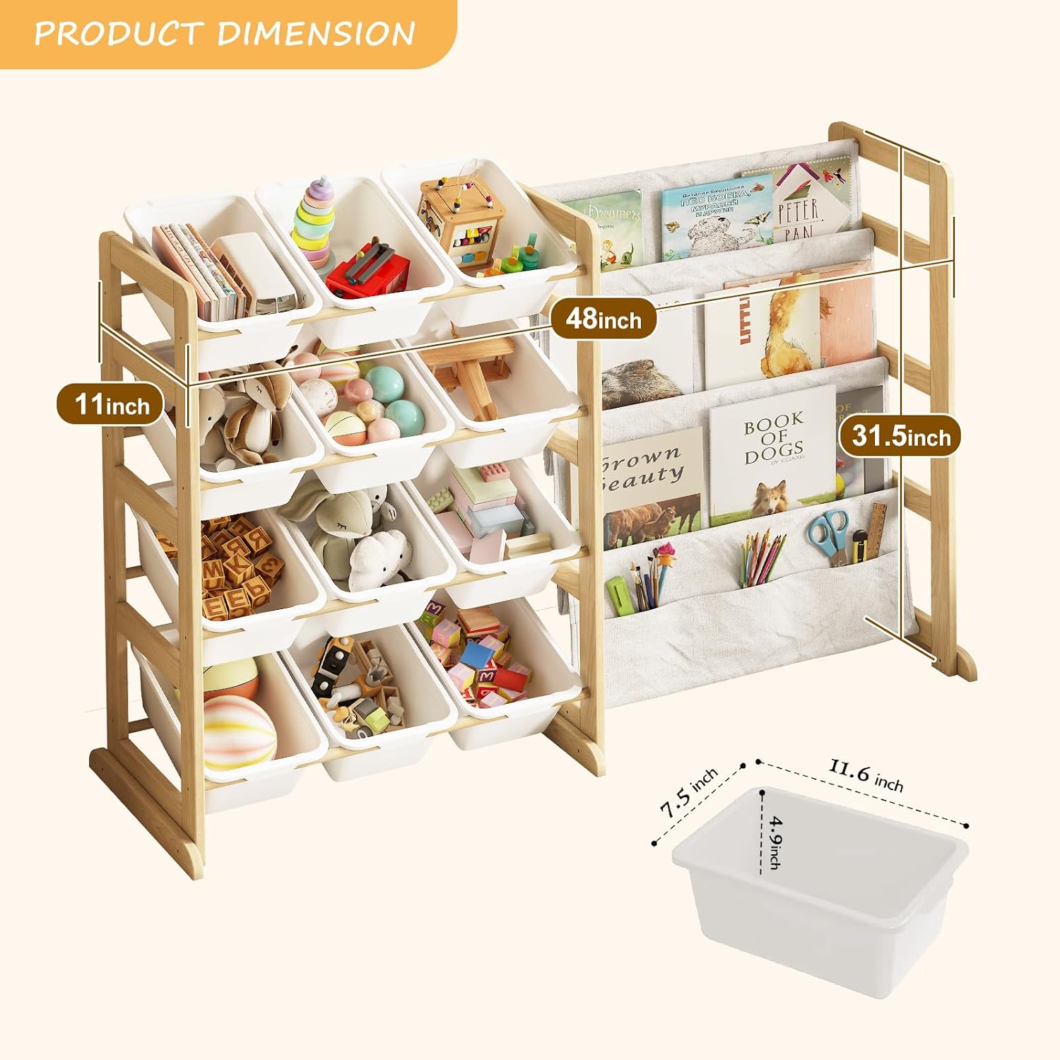 Organizer na zabawki dla dziec – Kids Toys Stores recenzja i cena