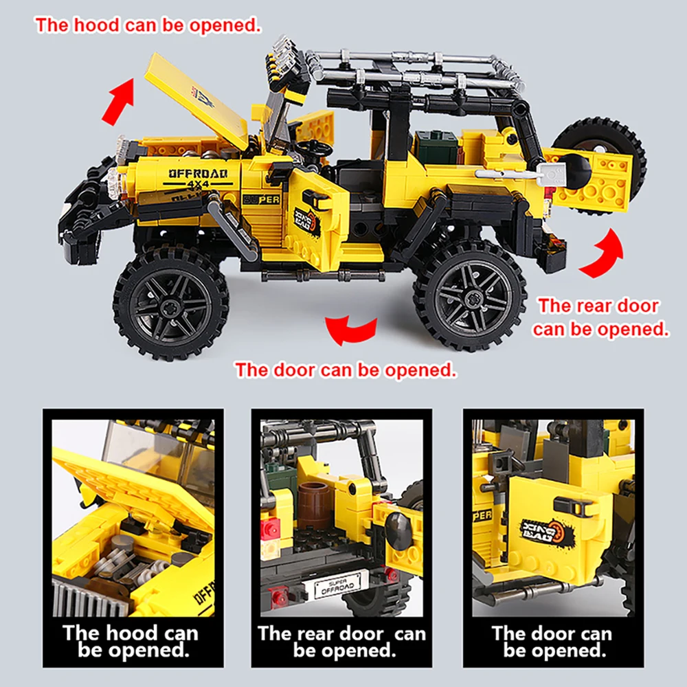 DIY samochód ciężarowy zestaw  – Kids Toys Jeep recenzja i cena